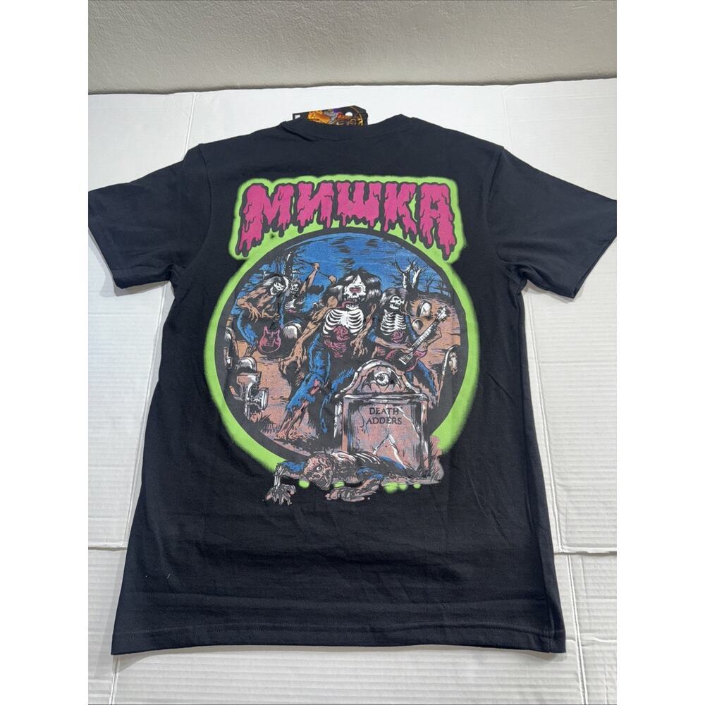 Mishka Men's MNWKA Short Sleeve Black Size M Graphic Print (Youth Size)